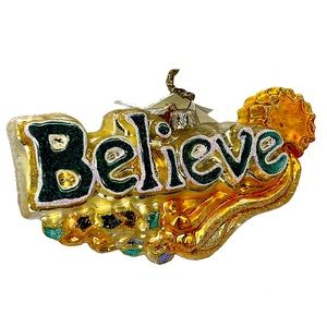 COPY - “Believe” ornament by Christopher Radko